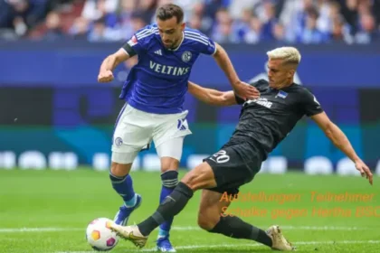 Aufstellungen: Teilnehmer: Schalke gegen Hertha BSC