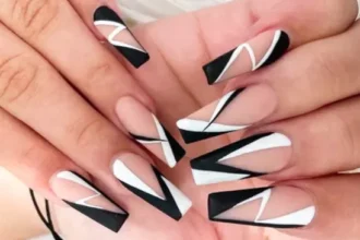 Babyboomer Glitzer Ausgefallene Nageldesign