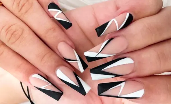 Babyboomer Glitzer Ausgefallene Nageldesign